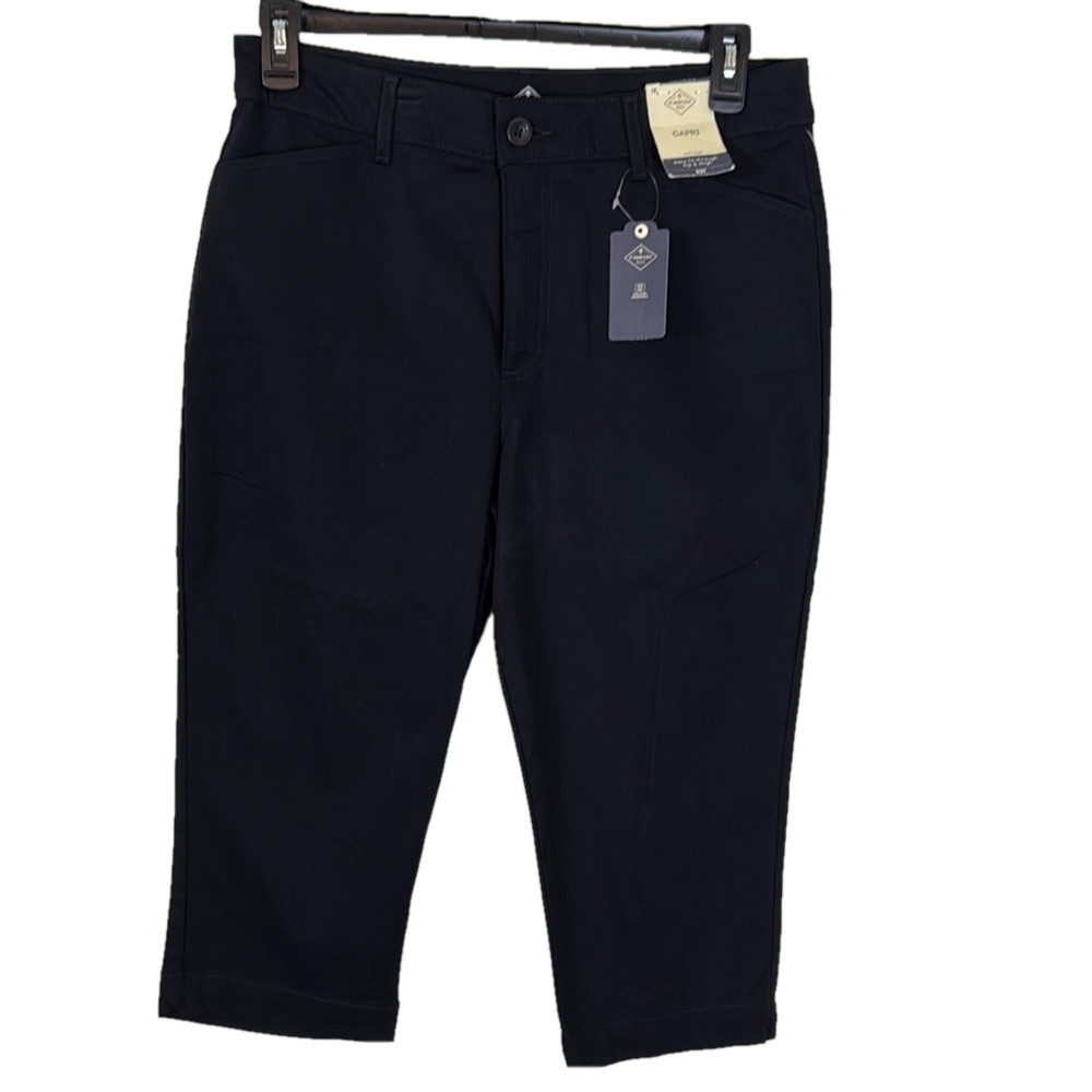 St. John's Bay Black Capri Pants Tailored Fit SKU0124